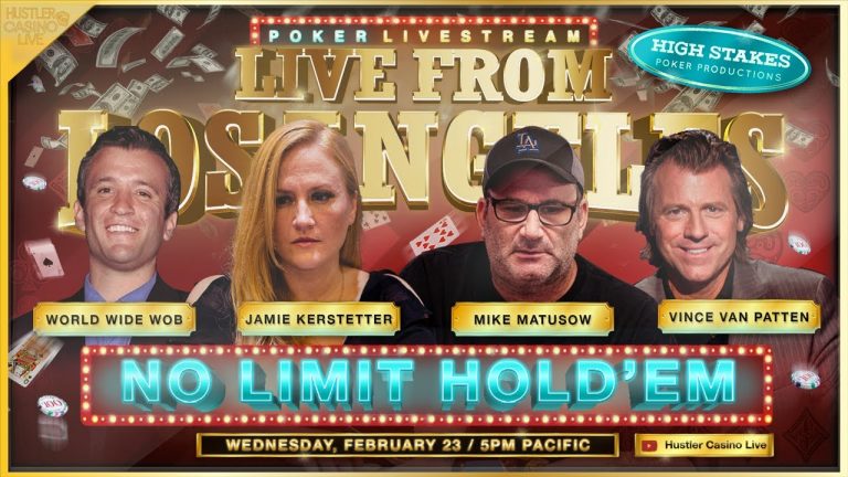 Mike Matusow, Vince Van Patten, Jamie Kerstetter, World Wide Wob! Commentary by Norman Chad & Marc G