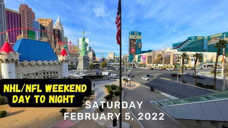 NHL/NFL WEEKEND Saturday DAY TO Night! Right now on the Las Vegas Strip 2022