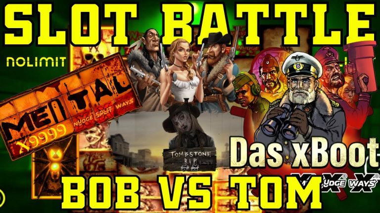 NO LIMIT CITY SLOT BATTLE! BOB VS TOM – DEADWOOD, DAS XBOOT, PUNK ROCKER, FIRE IN THE HOLE & MORE