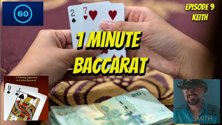 One Minute Baccarat Live from Vegas! | Keith from BeatTheCasino.com Episode 9 Derived Roads Trigger