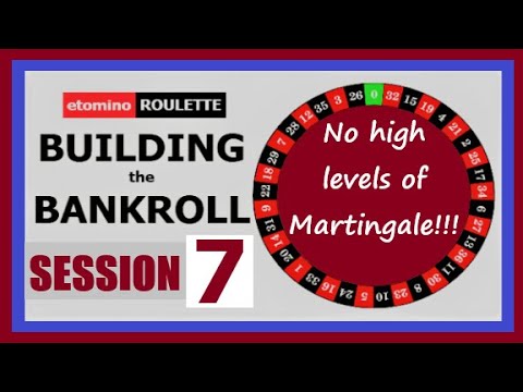 Online Roulette SESSION 7 | HOW to Build Bankroll NO Martingale | Online Roulette Strategy to Win