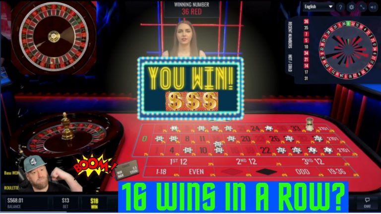 Online Roulette Session 132 – 16 in a row?