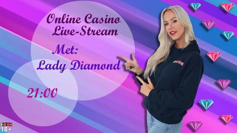 Online casino stream met Lady Diamond [Kansino, Betcity en Jacks]