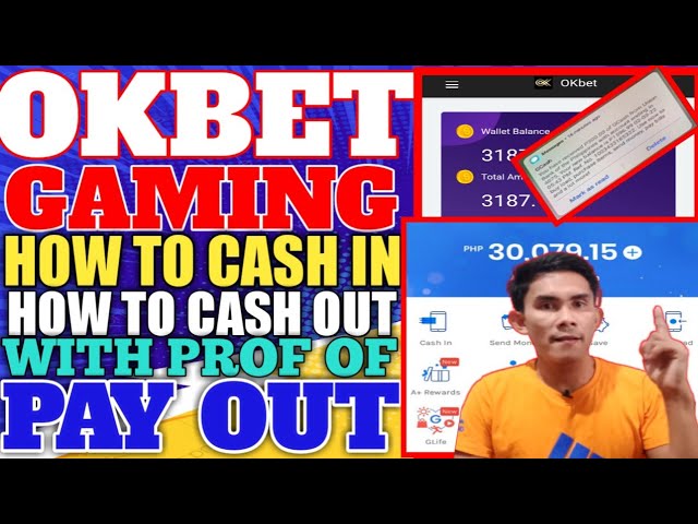 PAANO Mag CASH IN and CASH OUT SA NEW ONLINE CASINO OKBET GAMING WITH PROF OF PAY OUY