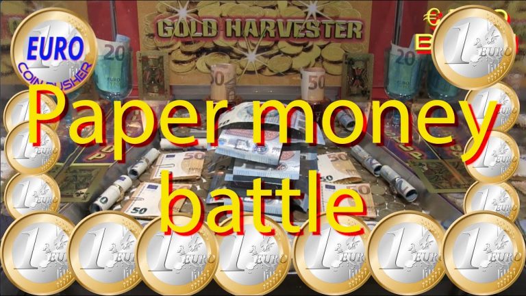 Paper money battle – Euro Coin Pusher Episode 132