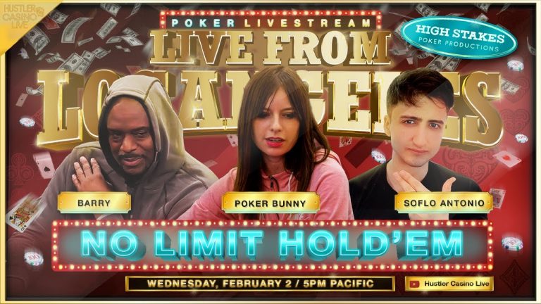 Poker Bunny & SoFlo Antonio Play $10/20/40 No Limit Hold’em – Commentary by Greg Potter & RaverPoker