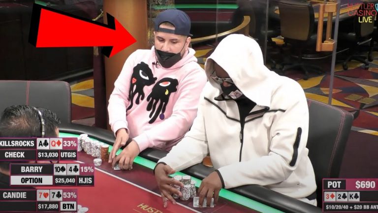 Poker Cheater Caught Looking at Opponents Cards!