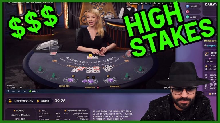 Roshtein BlackJack | High Stakes | New Provider?