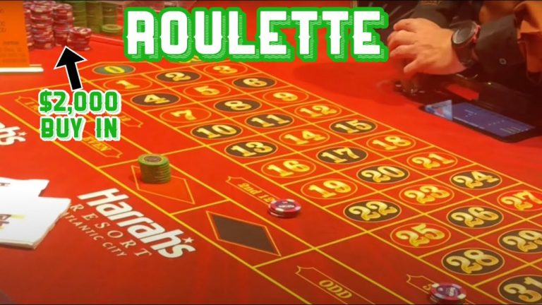 Roulette at Harrah’s Casino Resort Atlantic City , NJ . Ranked Roulette Pro $2,100 BUY IN Live