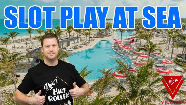 Slot Play Live from The Virgin Voyages Casino Aboard The Scarlet Lady