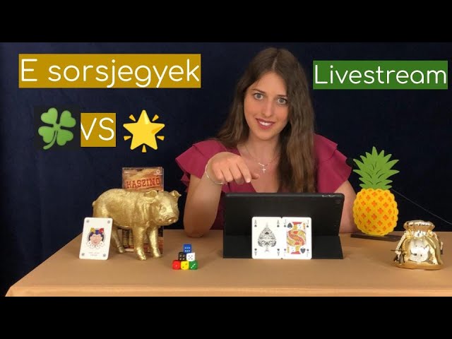 Sorsjegy szolgáltatók harca (Livestream)