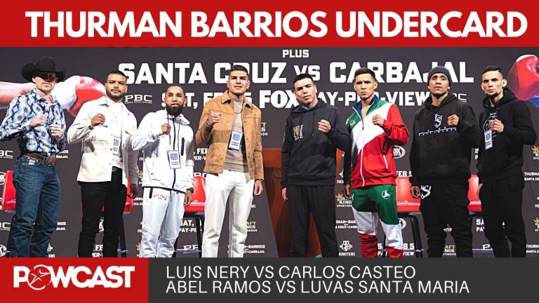 THURMAN BARRIOS UNDERCARD PRESSCON & FACE-OFF | POWCAST