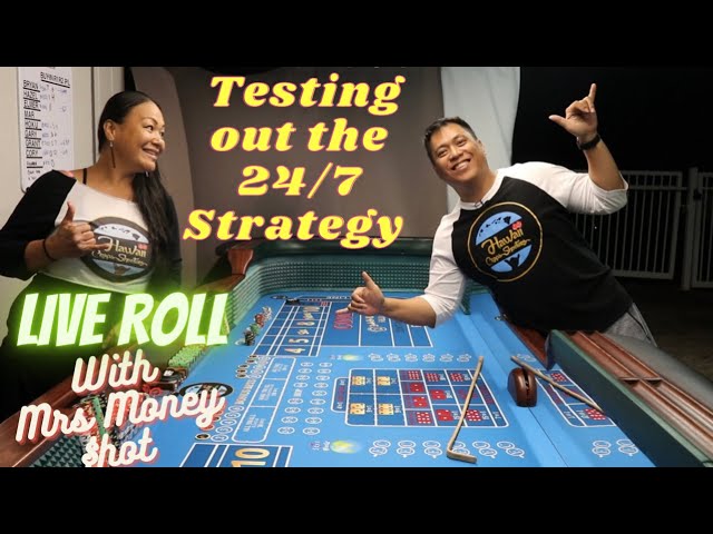 Testing out the 24/7 Craps Strategy with Mrs Money $hot