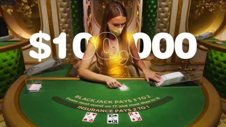 The $100,000 Blackjack Round…