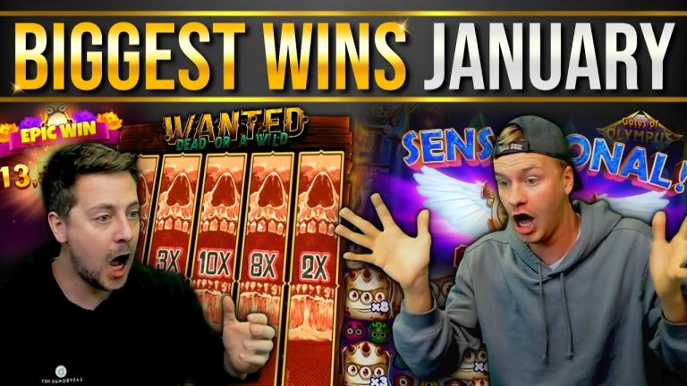 Top 10 BIGGEST Slot & Casino Wins of January!