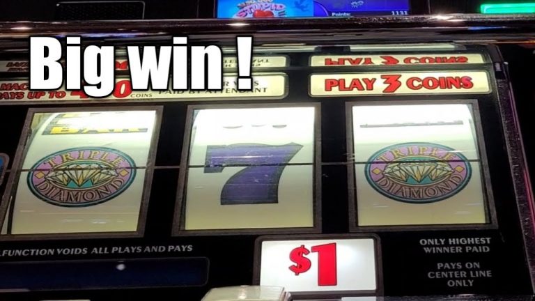 Triple Diamond | Big win with free play