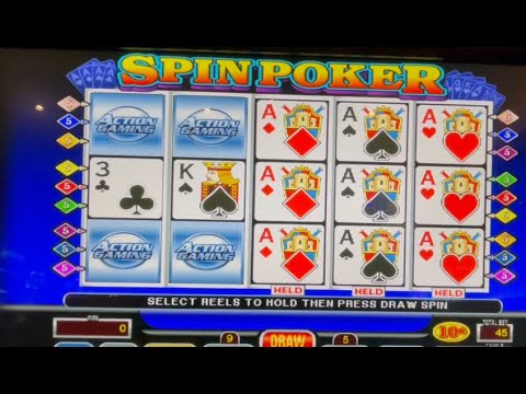 Video Poker: Spin Poker Triple Double Bonus Poker Session – $4.50 a Hand