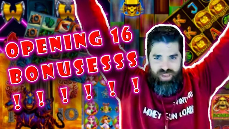 WE GOT 16 BONUSES!!! | Bonus Opening