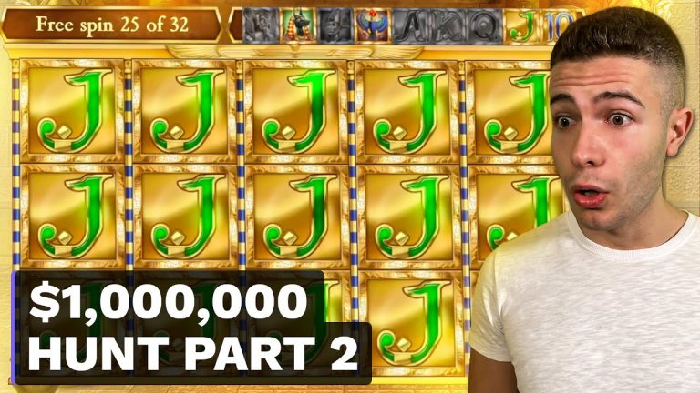 $1000000 BONUS HUNT OPENING – Part 2 94 Slot Bonuses – Book of Dead & Rocket Reels