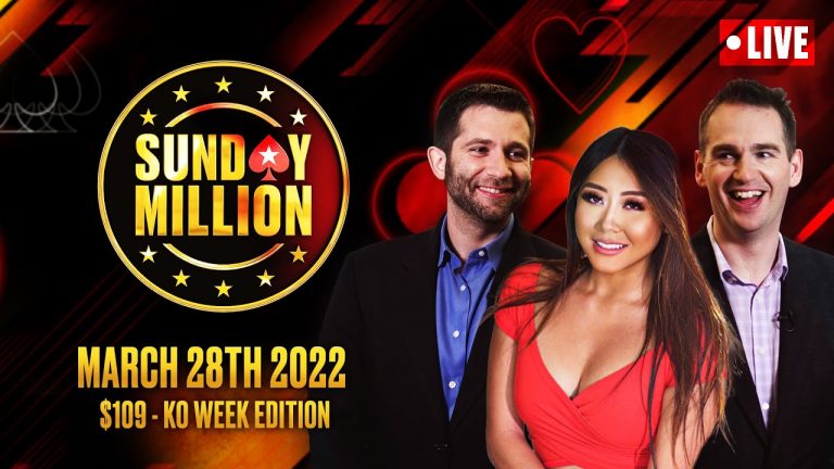 $109 SUNDAY MILLION: KO WEEK EDITION Hosted by James, Joe, & Maria Ho PokerStars