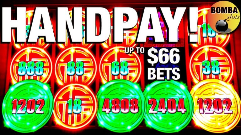 2 JACKPOTS! HIGH LIMIT up to $66 Bets Rising Fortunes~Quick Bite at Red Tape & The BIGGEST King Crab