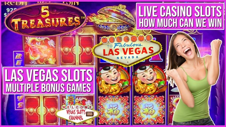 5 Treasures Slot Machine Wins Las Vegas Casino Slots Vegas Slots