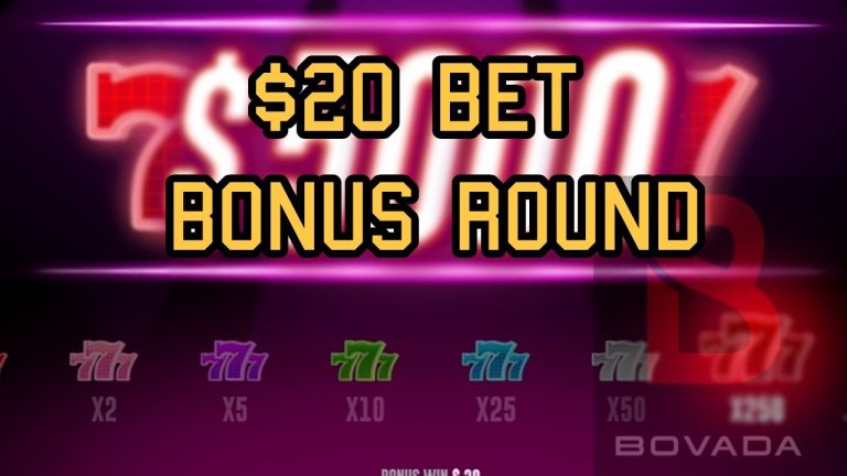 777 Deluxe – – $20 BET BONUS ROUND – – Bovada Jackpot Chasing!