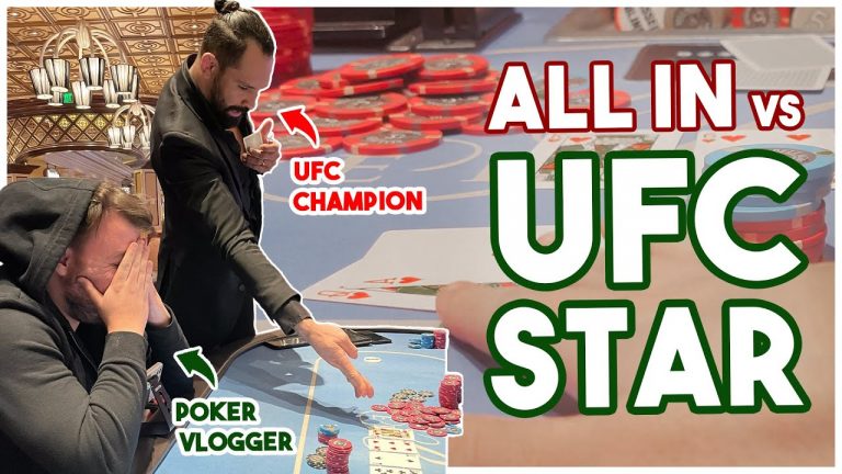 ALL IN vs UFC STAR in 2K POT, MUST WATCH | Also trying BIG BLUFF vs a Poker Legend! | POKER VLOG #5