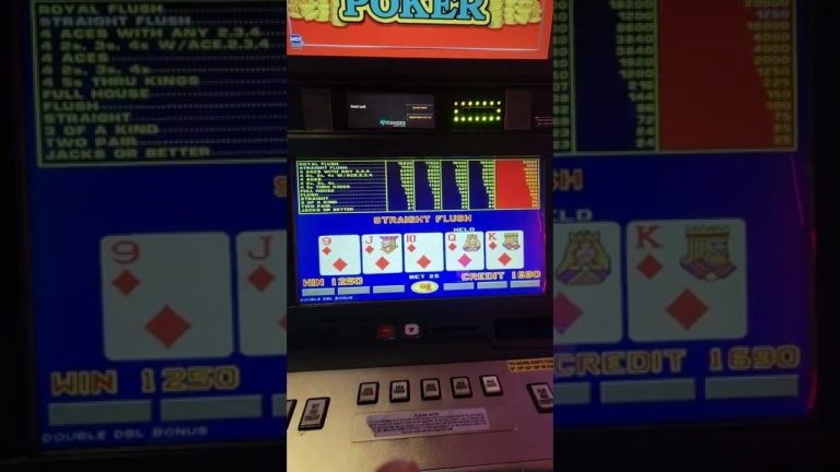 As close as is gets! HIGH LIMIT VIDEO POKER! #HANDPAY