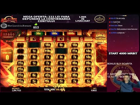 BIG WIN LA AZTEC GOLD MEGAWAYS! #Aparate #Pacanele #Slots #SD #bigwin #live