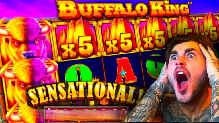 BUFFALO KING SLOT WON’T STOP PAYING!!!! ( HUGE WIN!!!)