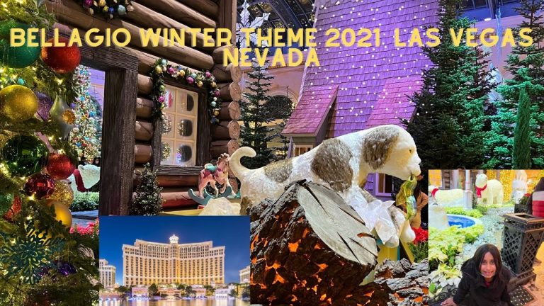 Bellagio Winter Theme Las Vegas Nevada || Bellagio Hotel & Casino