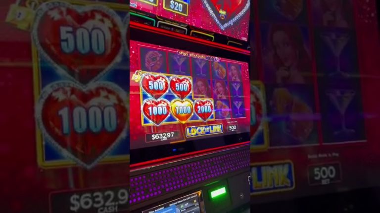 Bonus on Lock it Link Diamonds Slot #shorts