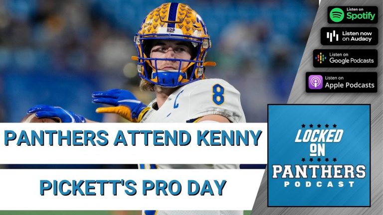 Carolina Panthers Attend Kenny Pickett Pro Day