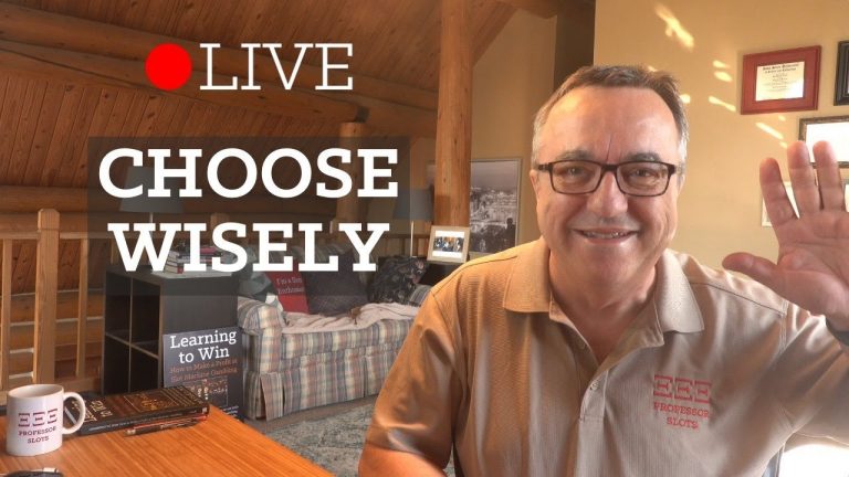 Choosing Slot Machines: Feeling Lucky Versus Having a Plan (Live Q&A)