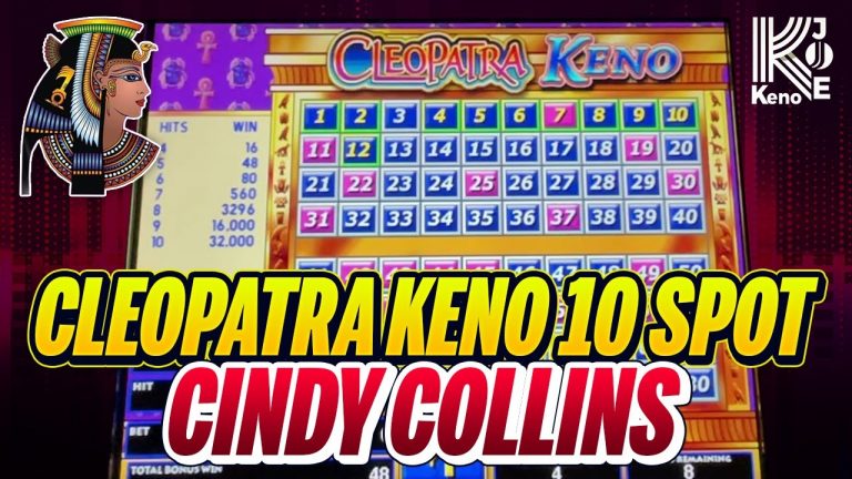 Cleopatra Keno Cindy Collins 10 Spot