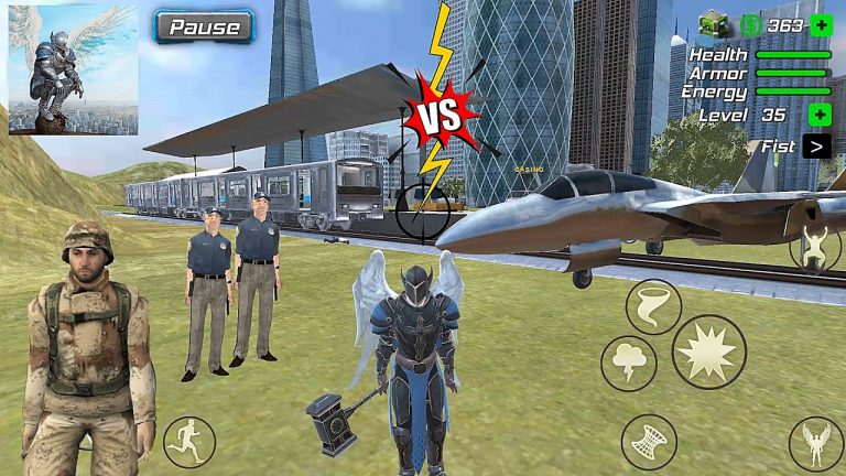 Crime Angel Superhero – Vegas Air Strike #111 Plane vs Train