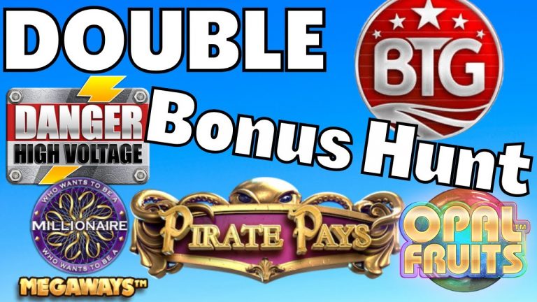 DOUBLE BONUS HUNT – All Big Time Gaming Slots Including Pirate Pays and Danger