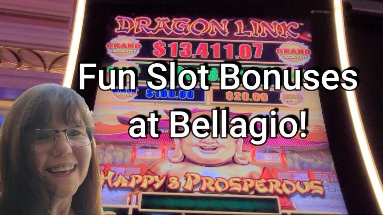 Dragon Link Slot Machine Bonuses at Bellagio, Las Vegas