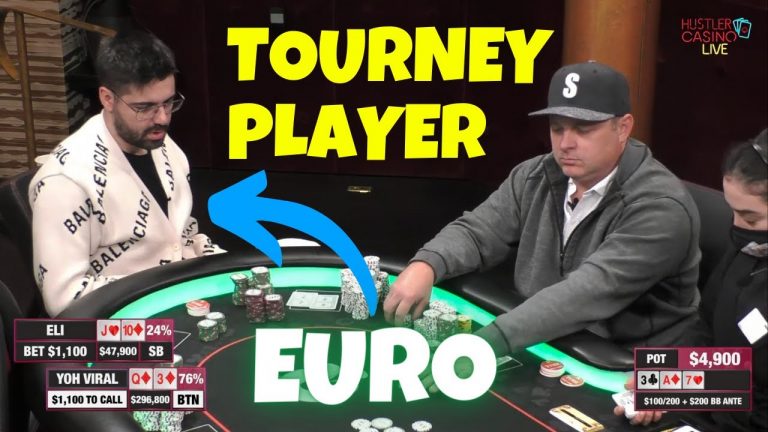 EURO Tourney (YoH ViraL) Pro Plays High Stakes Cash Game