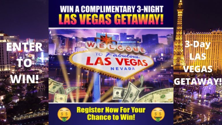 Enter To Win A 3-Day Las Vegas Getaway!