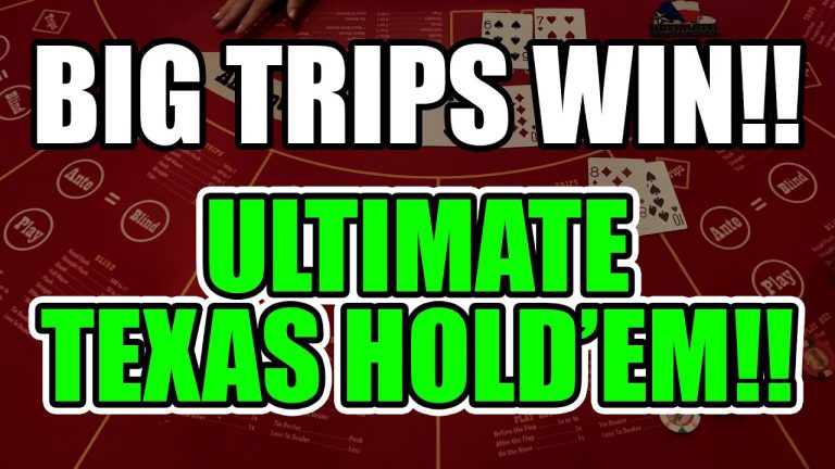 FLOPPING A FLUSH On A BIG BET! Ultimate Texas Hold’em!! $2500 Buy In!