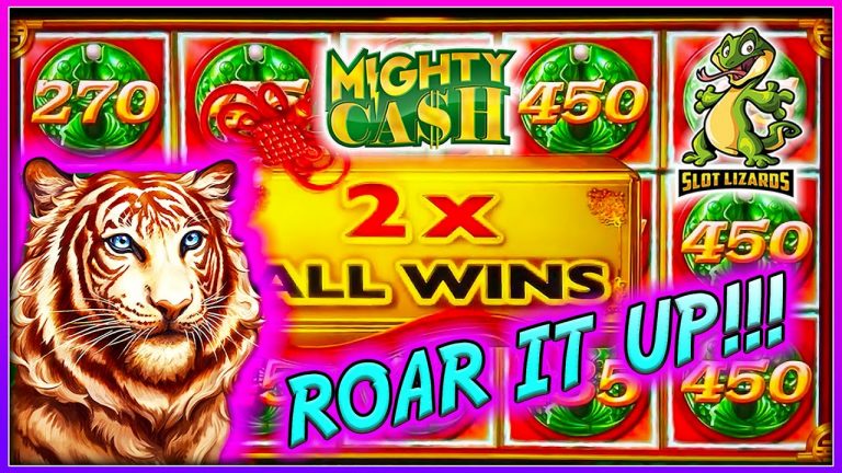 FULL SCREEN BIG WIN ROAR!!! Mighty Cash Tiger Roar Slot