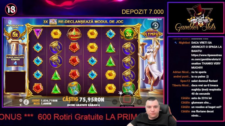 !!!GAMBLER MODE ACTIVAT!!HAI CU PROFIT SI AZI!!PE EI!!!Pacanele si Distractie LIVE!!