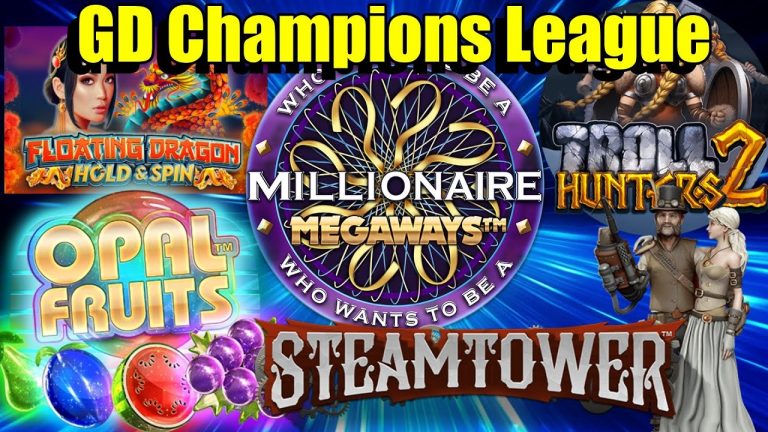 Gamblers Den Champions League Round 1.. Millionaire Megaways, Opal Fruits, Floating Dragon & More