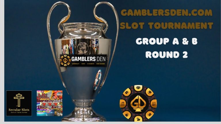 GamblersDen.com Slot Tournament: Group A&B: Round 2 #onlineslots #casino #onlinecasino