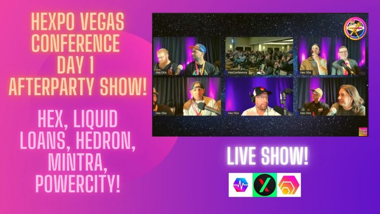 HexPo Vegas Conference Day 1 Afterparty Show! Hex, Liquid Loans, Hedron, Mintra, PowerCity!