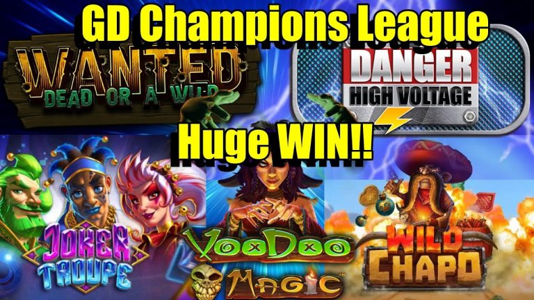 Huge WIN!!, Joker Troupe, Danger HV, Wild Chapo & Much More, Gamblers Den Champions League Round2