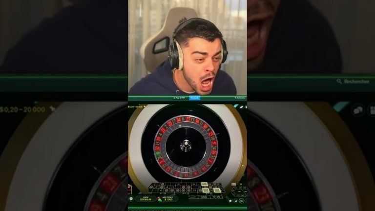 IL GAGNE 50’000$ AU CASINO a la ROULETTE ! #shorts #casino #bigwin