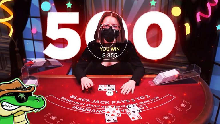 INSANE Blackjack on 500!